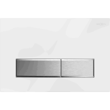Mexen Fenix 09 öblítő gomb, fehér/fényes króm - 600992