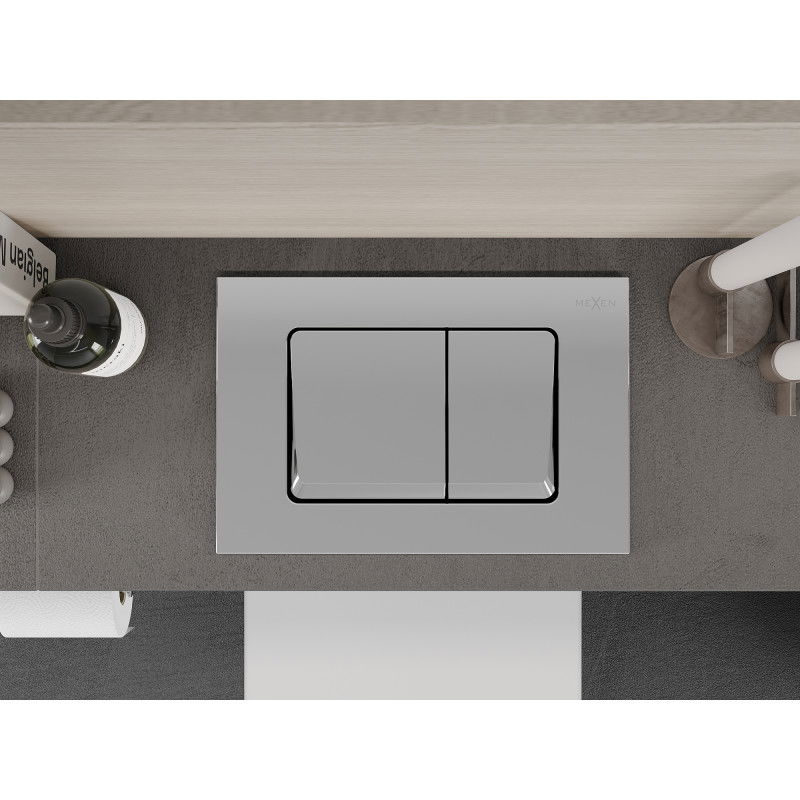 Mexen Fenix 10 XS buton de spălare, crom strălucitor - 601001