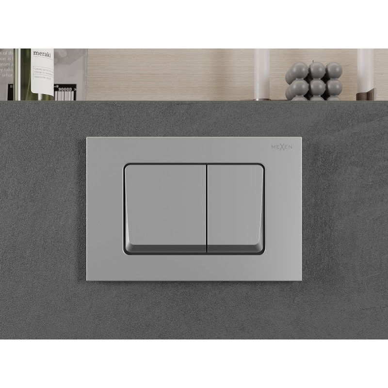 Mexen Fenix 10 XS buton de spălare, crom mat - 601002