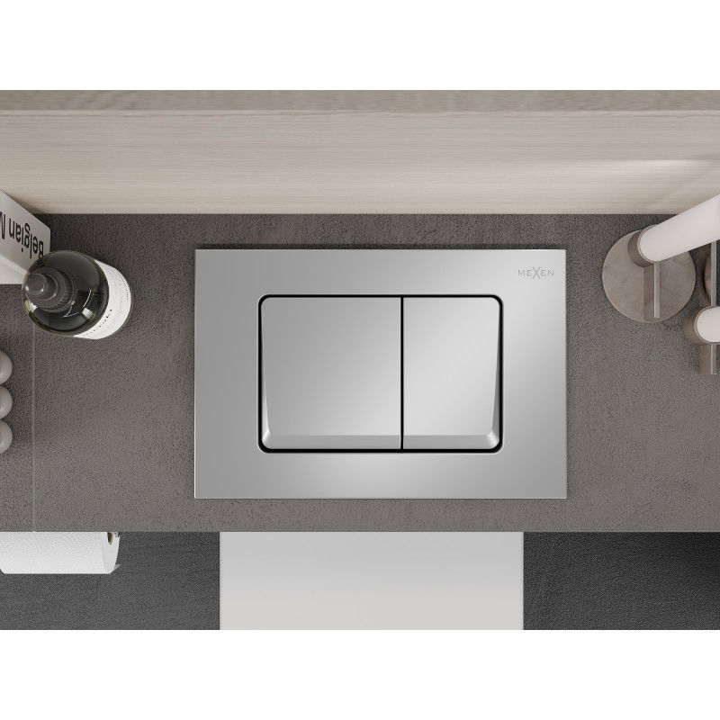 Mexen Fenix 10 XS buton de spălare, crom mat - 601002