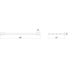 Mexen Arno raft pentru prosop, negru - 7020720-70