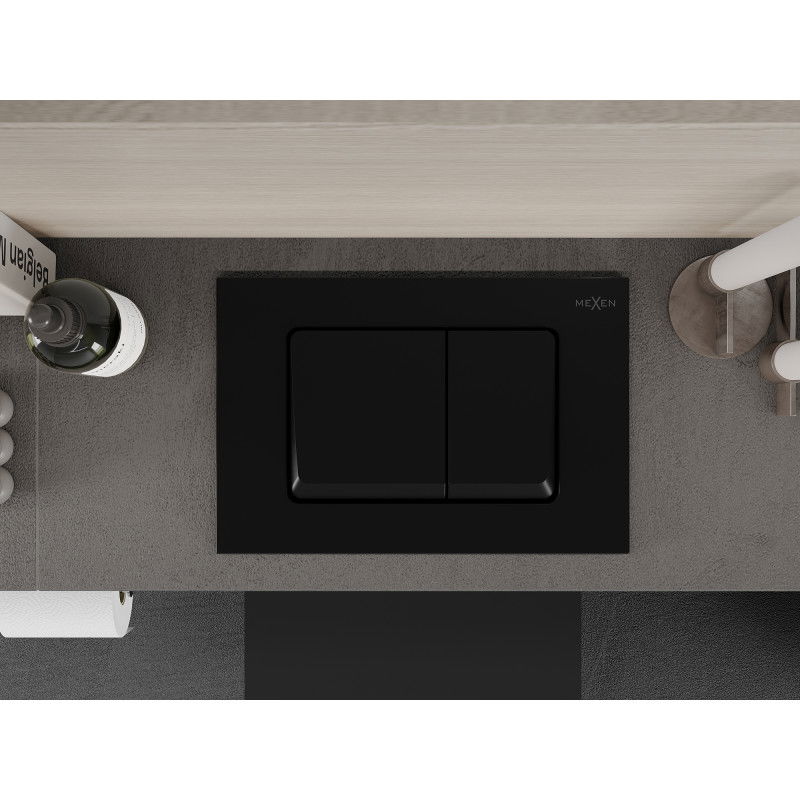 Mexen Fenix 10 XS buton de spălare, negru mat - 601003