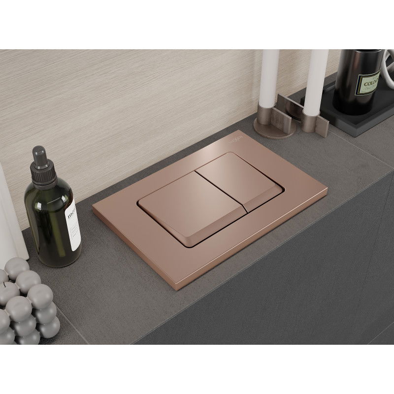 Mexen Fenix 10 XS buton de spălare, aur roz - 601005