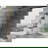 Mexen Mist H T cabină de duș cu ușă batantă dreapta 80 x 80 cm, transparent, crom - 8A5T-080-080-01-00-P