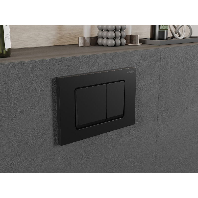 Mexen Fenix 10 XS buton de spălare, negru mat - 601003