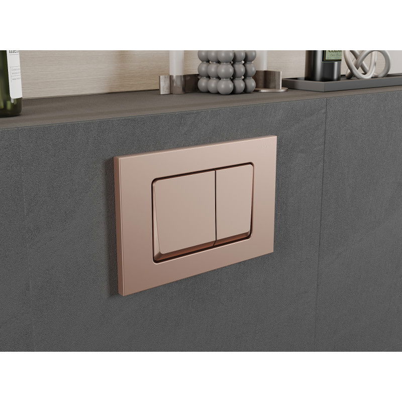 Mexen Fenix 10 XS öblítőgomb, rózsaarany - 601005