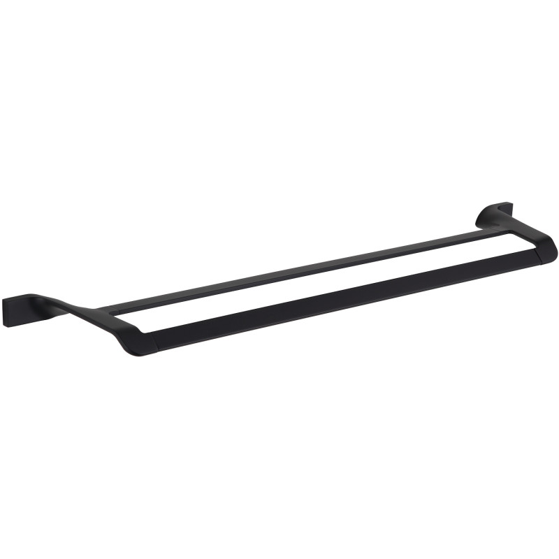 Mexen Rino cuier dublu pentru prosop, negru - 7027025-70