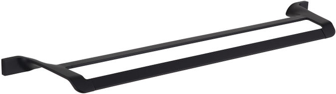Mexen Rino cuier dublu pentru prosoape, negru - 7027025-70