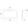 Mexen Arno suport prosop, aur roz - 7020732-60