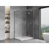 Mexen Mist H T cabină de duș batantă dreaptă 115 x 100 cm, transparent, crom - 8A5T-115-100-01-00-P