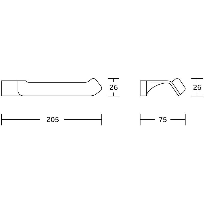 Mexen Rino suport de hârtie igienică, auriu - 7027033-50