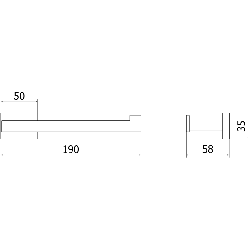 Mexen Arno suport pentru hârtie igienică, cupru periat - 70207333-65