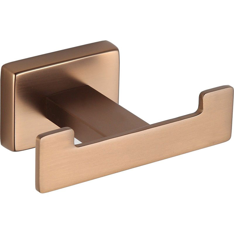 Mexen Arno kettős törölközőakasztó, kefe-szálcsiszolt réz - 7020735-65