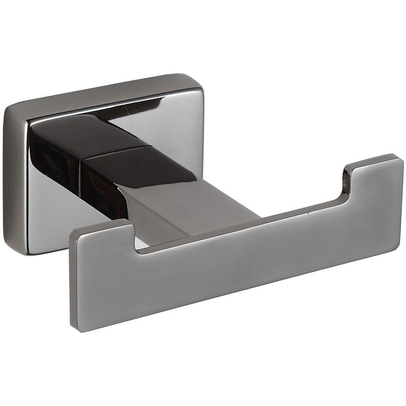 Mexen Arno cârlig dublu pentru prosop, crom negru - 7020735-73