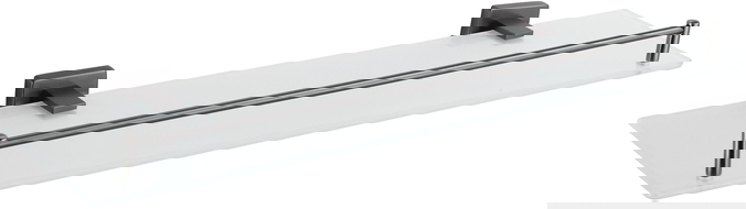 Mexen Arno raft de perete din sticlă, gri pistol periat - 7020737-66