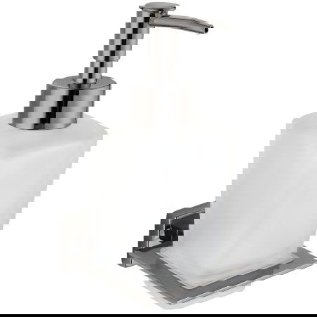 Mexen Arno distribuitor de săpun, crom negru - 70207388-73