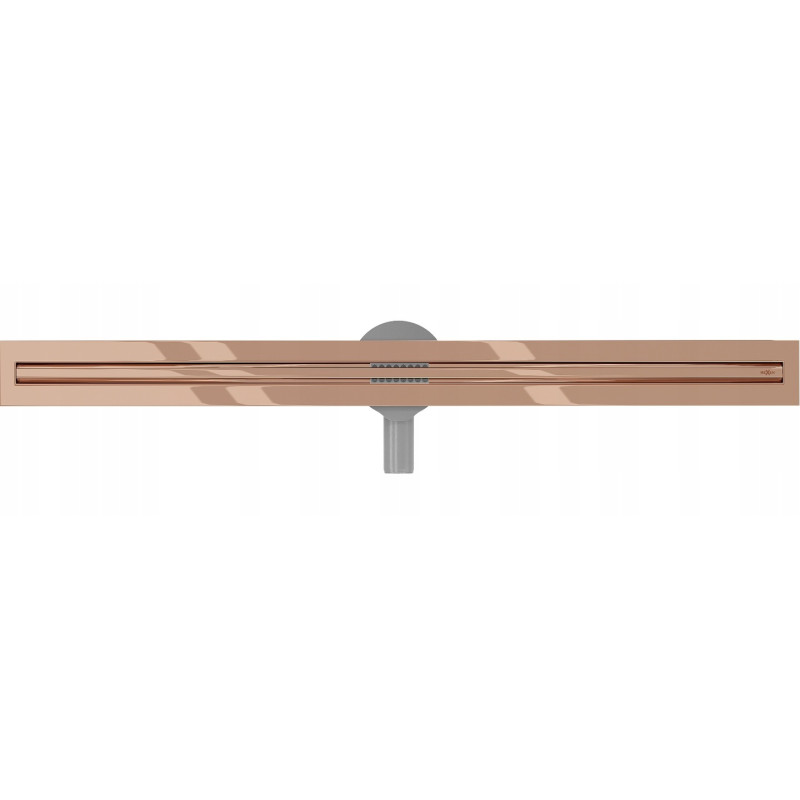 Mexen Flat 360° Slim 70 cm forgatható vonalfolyóka, rózsaarany - 1641070