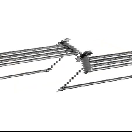 Mexen Remo raft pentru prosoape, crom negru - 7050720-73