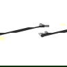 Mexen Base törölköző fogas, Fekete/Arany - 7088224-57