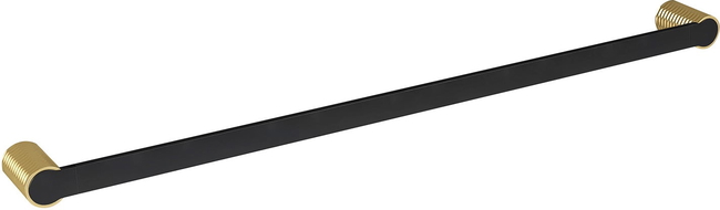 Mexen Base cuier pentru prosop, negru/auriu - 7088224-57