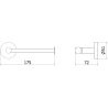 Mexen Remo suport pentru hârtie igienică, auriu - 70507330-50