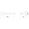 Mexen Remo suport pentru hârtie igienică, alb - 70507330-20