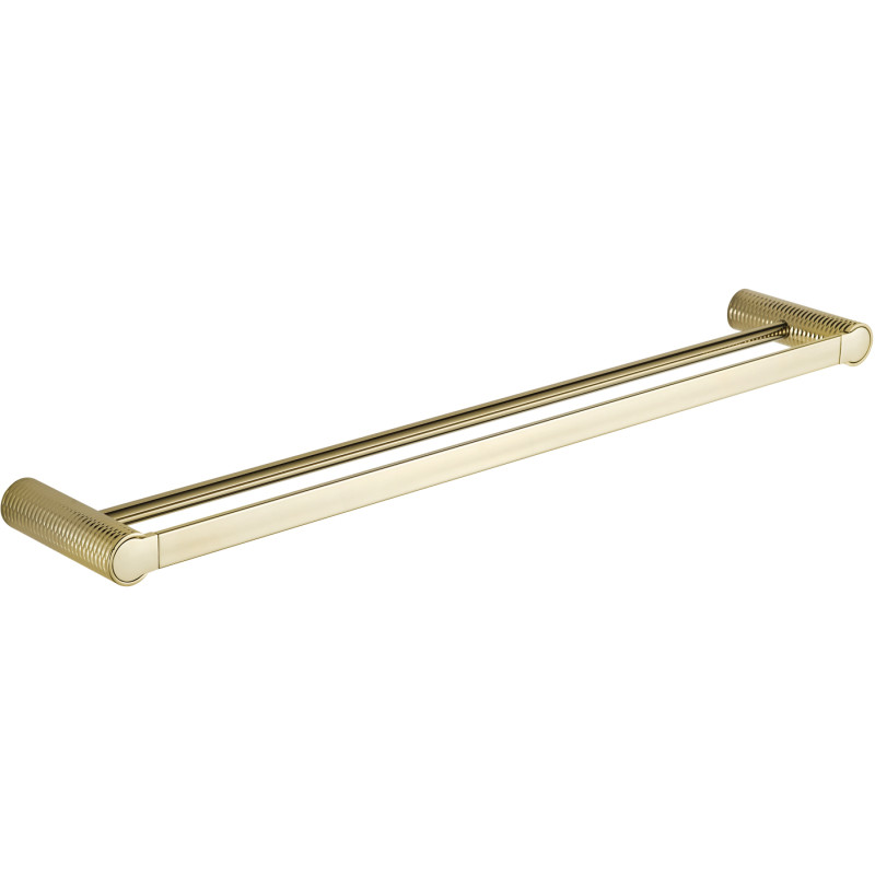 Mexen Base cuiere dublu pentru prosoape, auriu - 7088225-50