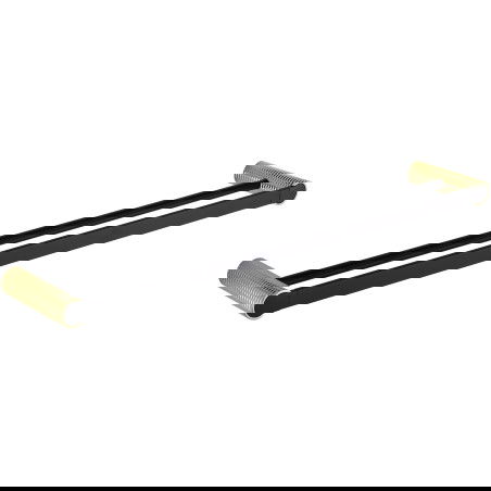 Mexen Base dupla törölköző fogas, Fekete/Arany - 7088225-57