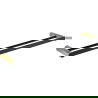 Mexen Base dupla törölköző fogas, Fekete/Arany - 7088225-57