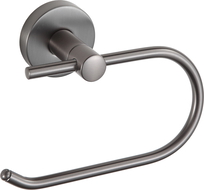 Mexen Remo fekete-szürke toalettpapír tartó, szálcsiszolt - 70507333-66