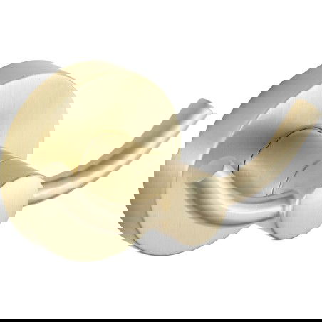 Mexen Remo dupla törölközőkampó, szálcsiszolt arany - 70507352-55