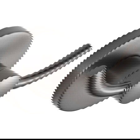 Mexen Remo kettős törölközőhorog, szálcsiszolt gun gray - 70507352-66