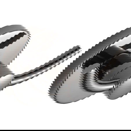 Mexen Remo cârlig dublu pentru prosop, black chrome - 70507352-73