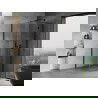 Mexen Mist H T cabină de duș pivotantă dreaptă 95 x 95 cm, transparent, neagră - 8A5T-095-095-70-00-P
