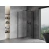 Mexen Mist H T cabină de duș batantă dreapta 100 x 100 cm, transparent, negru - 8A5T-100-100-70-00-P