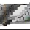 Mexen Mist H T cabină de duș rabatabilă dreapta 95 x 75 cm, transparent, negru - 8A5T-095-075-70-00-P