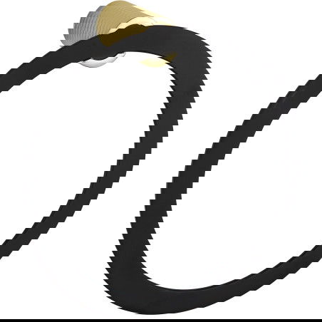 Mexen Base cuiere pentru prosoape, negru/auriu - 7088232-57