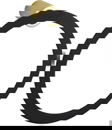 Mexen Base cuiere pentru prosoape, negru/auriu - 7088232-57