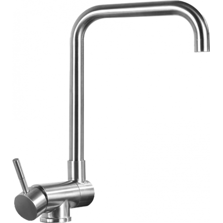 Mexen Madox baterie de bucătărie de fereastră, inox - 672000-00