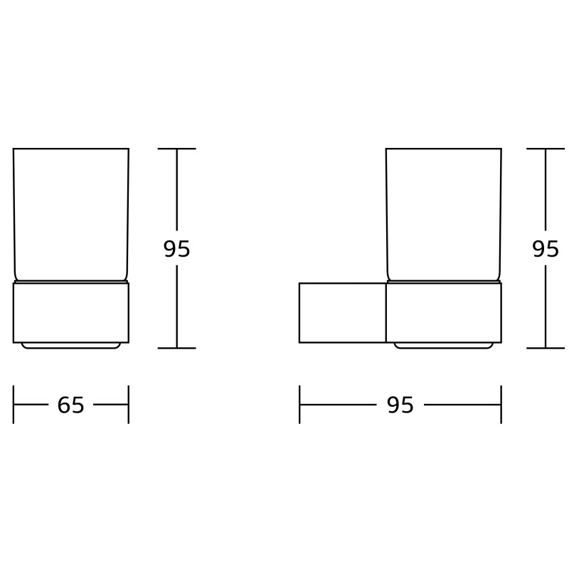 Mexen Base suport pentru periuțe de dinți, auriu - 7088238-50