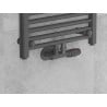 Mexen supapă pentru radiator unghiulară, Duplex, DN50, antracit - W907-000-66