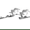 Mexen Base patru cuier pentru prosop, Crom - 70882354-00