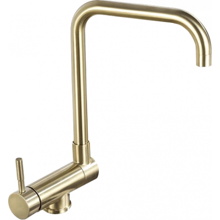 Mexen Madox baterie de bucătărie sub-fereastră, auriu periat - 672000-50