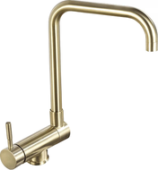 Mexen Madox baterie de bucătărie de fereastră, auriu periat - 672000-50