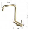 Mexen Madox baterie de bucătărie sub-fereastră, auriu periat - 672000-50