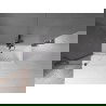 Paravan cadă Mexen Velar cu 2 uși glisante 110 x 150 cm, transparent, gun metal - 896-110-000-01-95