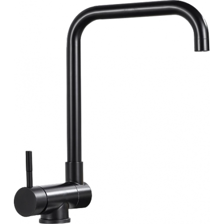 Mexen Madox baterie de bucătărie pentru fereastră, neagră - 672000-70