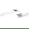 Mexen Adox cuier dublu pentru prosop, Crom - 7018225-00