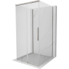 Mexen Rox-3S cabina de duș cu 3 pereți glisante 100 x 100 cm, transparentă, nichel periat - 8C2-100-100-97-00-3S