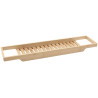 Mexen Bamboo 80 cm-es fürdőkád polc, természetes bambusz - 701080-00